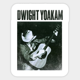 Dwight Yoakam / Country Retro Sticker